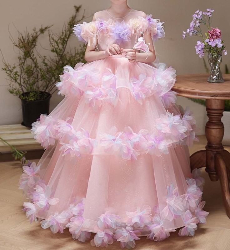 baby girls Dream flower sweet princess dress